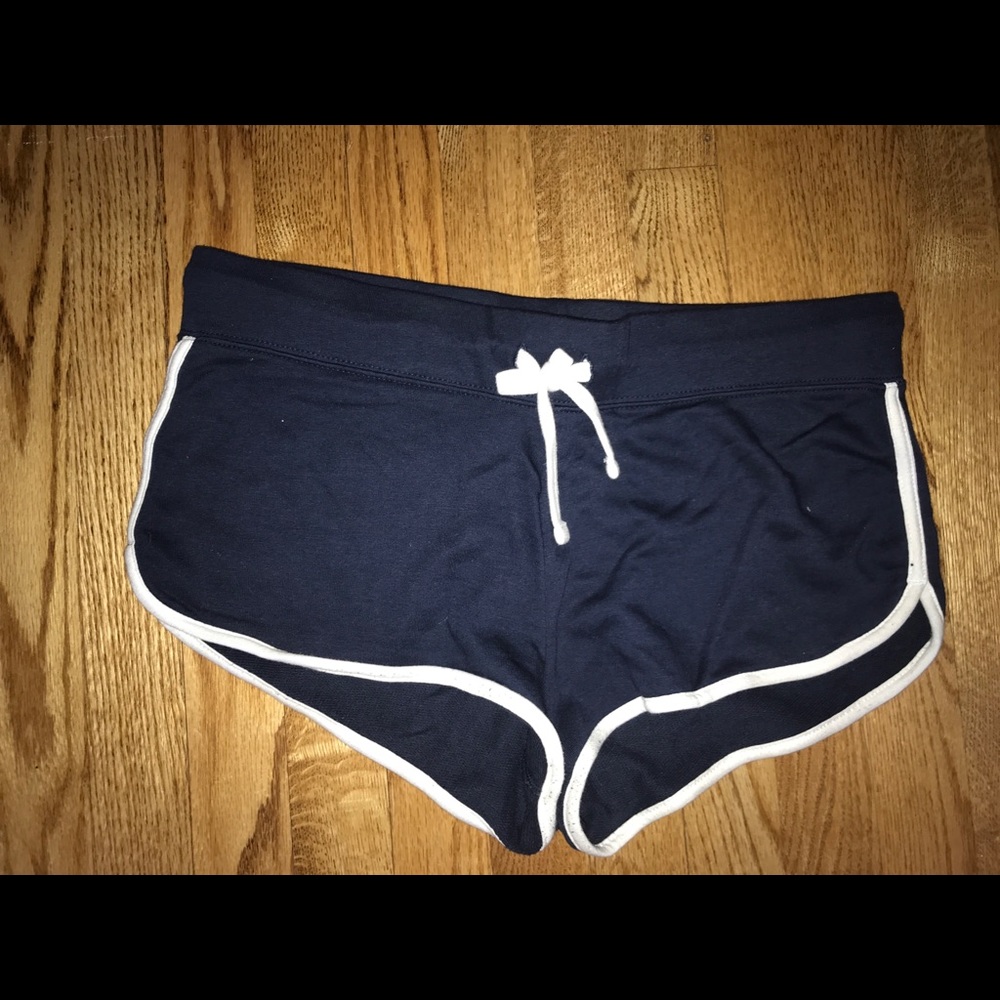 Navy blue lounge shorts
